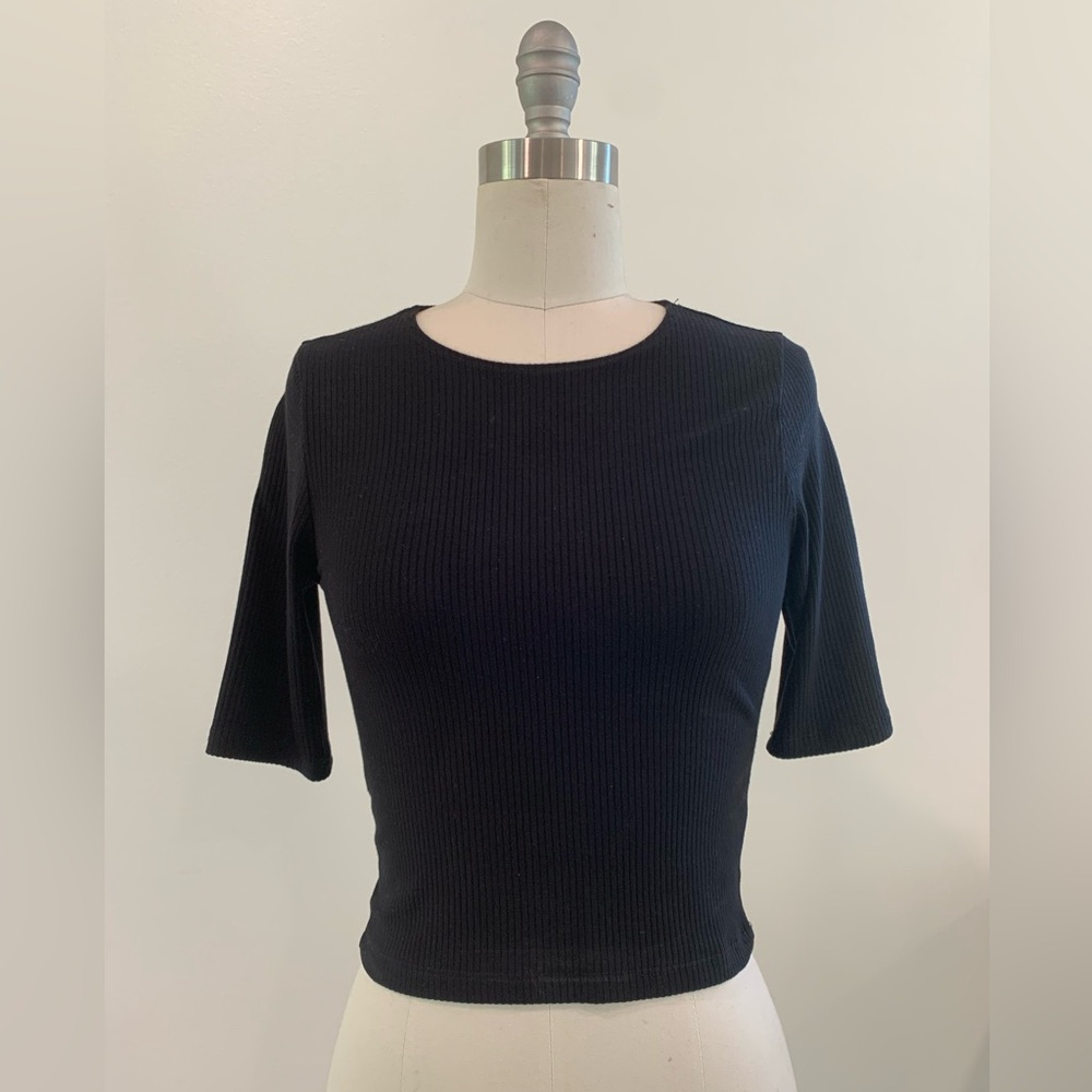 SMALL Black S/S Reformation Top